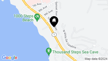 Map of 32092 Coast Highway, Laguna Beach CA, 92651