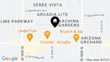 Map of 3807 E DEVONSHIRE Avenue, Phoenix AZ, 85018