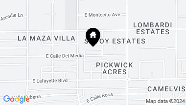 Map of 6228 E CALLE DEL MEDIA --, Scottsdale AZ, 85251