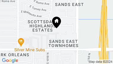 Map of 8634 E MACKENZIE Drive, Scottsdale AZ, 85251