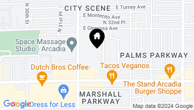 Map of 4164 N 33RD Street, Phoenix AZ, 85018