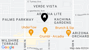 Map of 4204 N 38TH Street # 3, Phoenix AZ, 85018