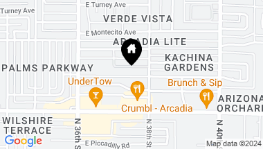 Map of 4200 N 38TH Street # 118, Phoenix AZ, 85018