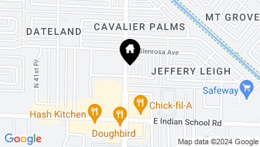 Map of 4217 N 44TH Street, Phoenix AZ, 85018