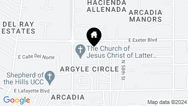 Map of 4220 N 57TH Place, Phoenix AZ, 85018