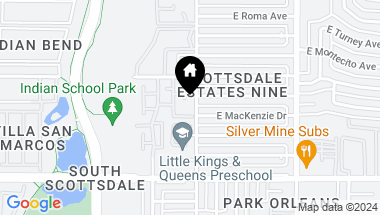 Map of 4240 N 82ND Street, Scottsdale AZ, 85251