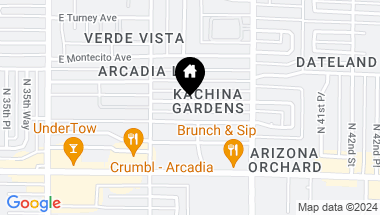Map of 3837 E HEATHERBRAE Drive, Phoenix AZ, 85018
