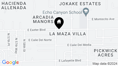 Map of 6005 E EXETER Boulevard, Scottsdale AZ, 85251