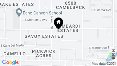 Map of 6415 E EXETER Boulevard, Scottsdale AZ, 85251