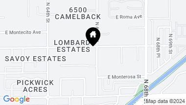 Map of 6537 E EXETER Boulevard, Scottsdale AZ, 85251
