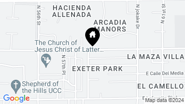 Map of 000 E Arcadia assisted living ln --, Phoenix AZ, 85018