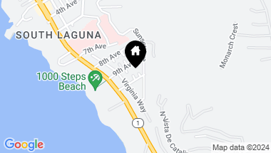 Map of 31955 10th Avenue, Laguna Beach CA, 92651