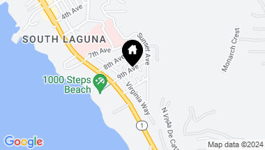 Map of 31912 Homewood Place, Laguna Beach CA, 92651