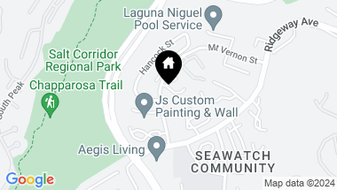 Map of 10 Portland Place 32, Laguna Niguel CA, 92677