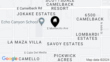 Map of 6235 E MONTECITO Avenue, Scottsdale AZ, 85251
