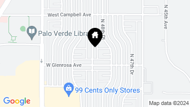 Map of 4321 N 49TH Avenue, Phoenix AZ, 85031