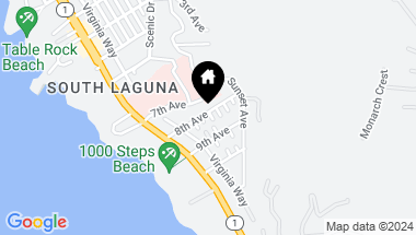 Map of 31860 8th Avenue, Laguna Beach CA, 92651