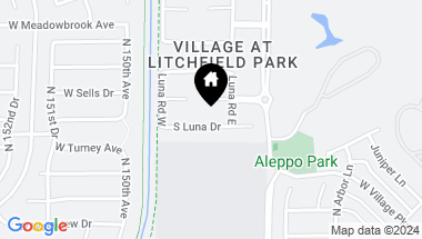 Map of 14842 W LUNA Drive S, Litchfield Park AZ, 85340