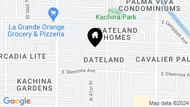 Map of 4125 E TURNEY Avenue, Phoenix AZ, 85018