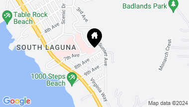 Map of 31847 8th Avenue, Laguna Beach CA, 92651