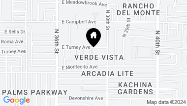 Map of 3737 E TURNEY Avenue # 116, Phoenix AZ, 85018