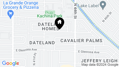Map of 4247 E ROMA Avenue, Phoenix AZ, 85018