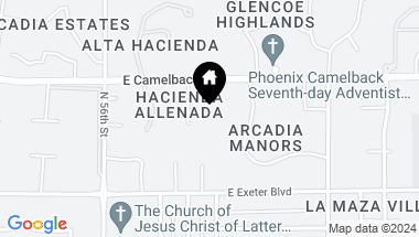 Map of 4417 N CAMINO ALLENADA --, Phoenix AZ, 85018
