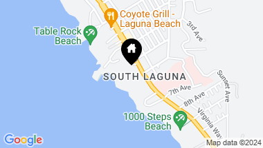 Map of 31791 Coast Hwy, Laguna Beach CA, 92651
