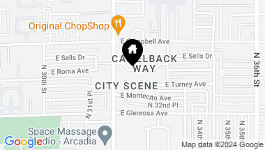 Map of 3225 E ROMA Avenue, Phoenix AZ, 85018