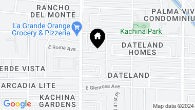 Map of 4411 N 40TH Street N # 37, Phoenix AZ, 85018