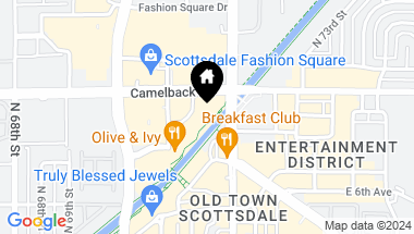 Map of 7181 E CAMELBACK Road # 703, Scottsdale AZ, 85251