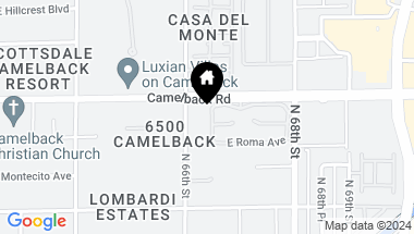 Map of 6711 E Camelback Road # 61, Scottsdale AZ, 85251