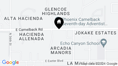 Map of 5905 E CAMELBACK Road, Phoenix AZ, 85018