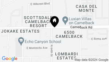 Map of 4459 N 64TH Street, Scottsdale AZ, 85251