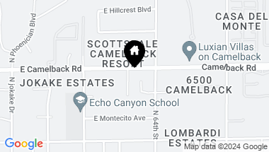 Map of 6301 E MARIPOSA Street, Scottsdale AZ, 85251