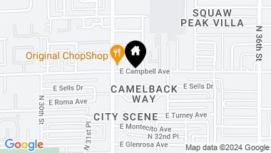 Map of 3229 E CAMPBELL Avenue, Phoenix AZ, 85018