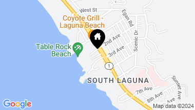 Map of 31671 Seacove Drive, Laguna Beach CA, 92651