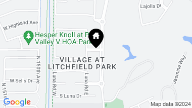 Map of 4658 N VILLAGE Parkway, Litchfield Park AZ, 85340