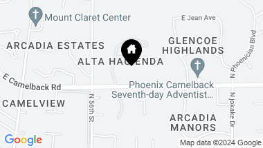 Map of 5710 E CAMELBACK Road, Phoenix AZ, 85018