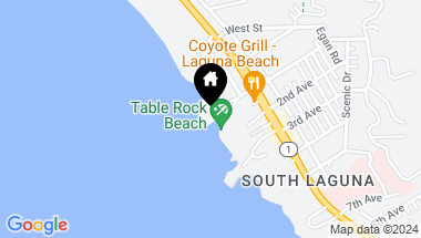 Map of 31561 Table Rock Drive 102, Laguna Beach CA, 92651