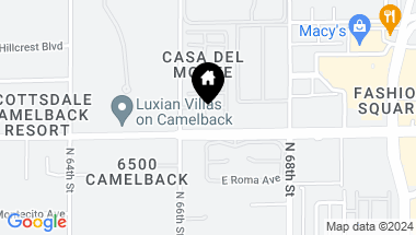 Map of 4525 N 66TH Street # 16, Scottsdale AZ, 85251