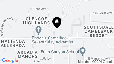 Map of 4575 N Phoenician Boulevard # 5, Scottsdale AZ, 85251