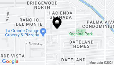 Map of 4038 E CAMPBELL Avenue, Phoenix AZ, 85018
