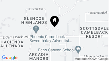 Map of 4575 N PHOENICIAN Boulevard # 2, Paradise Valley AZ, 85253