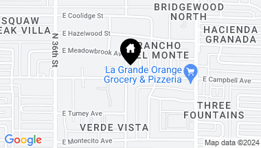 Map of 3802 E Campbell Avenue, Phoenix AZ, 85018