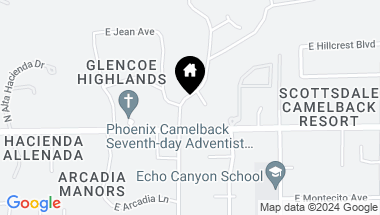 Map of 4575 N Phoenician Boulevard # 4, Scottsdale AZ, 85251