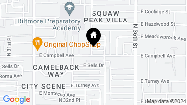 Map of 3428 E CAMPBELL Avenue, Phoenix AZ, 85018