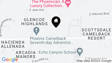 Map of 4575 N Phoenician Boulevard # 1, Scottsdale AZ, 85251