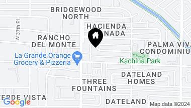 Map of 4031 E MINNEZONA Avenue, Phoenix AZ, 85018