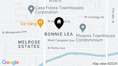 Map of 4522 N 18TH Avenue, Phoenix AZ, 85015